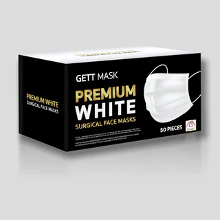 GETT MASK หน้ากากอนามัย ทางการแพทย์ | Surgical Face Mask 3 Ply I Virus + PM2.5 Protection’ ASTM Level 2 X1