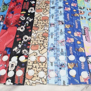 สายคล้องแมส กระดุม พร้อมส่งจากไทย ไม่ต้องพรี ลายการ์ตูน ozakids