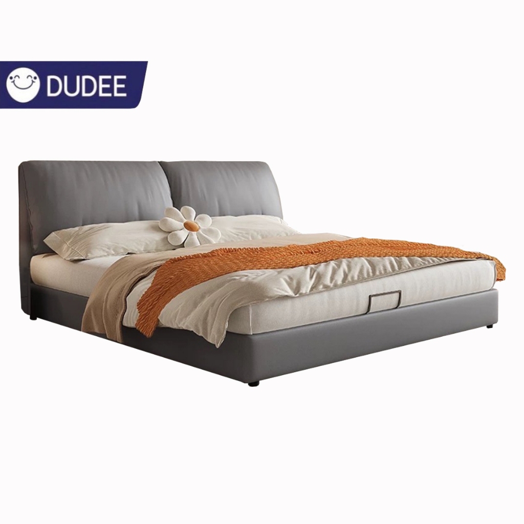 DUDEE เตียงนอน รุ่น SF024 สไตล์มินิมอล สุดน่ารัก เบาะหนานุ่ม นอนสบาย กทม. (ติดตั้งฟรี) **อ่านเนื้อหา