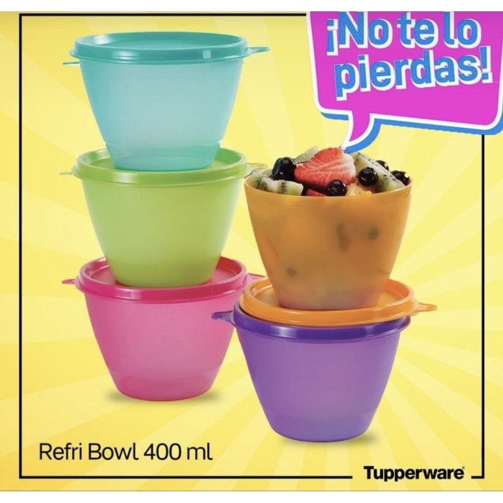 Tupperware ถ้วยเล็กเสกสรร ความจุ380ml.(1ใบ) ฝาปิดแน่น ใส่อาหารไม่หกไม่ซึม