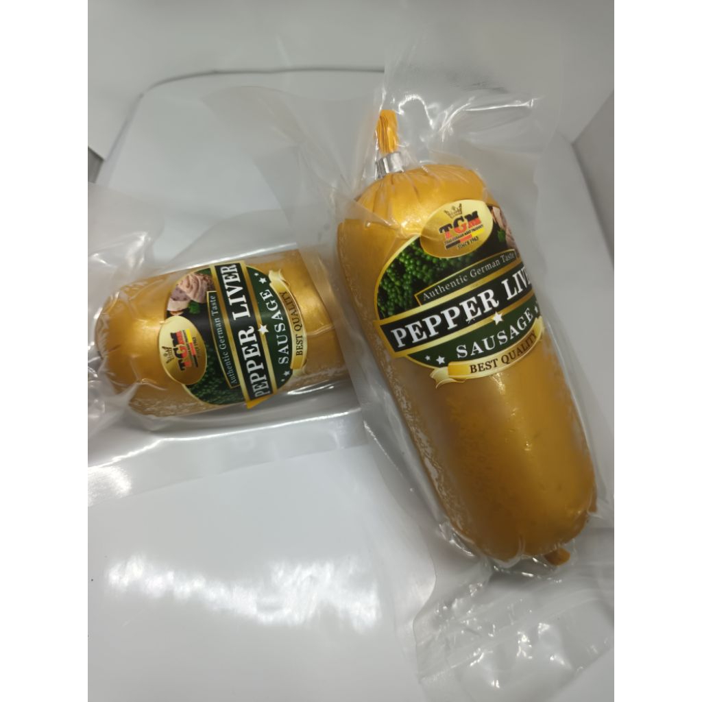 TGM Pepper Liver Sausage 2x130 gram / Leberstreichwurst mit Pfeffer 2x130 gram ตับบดละเอียดใส่พริกไทย