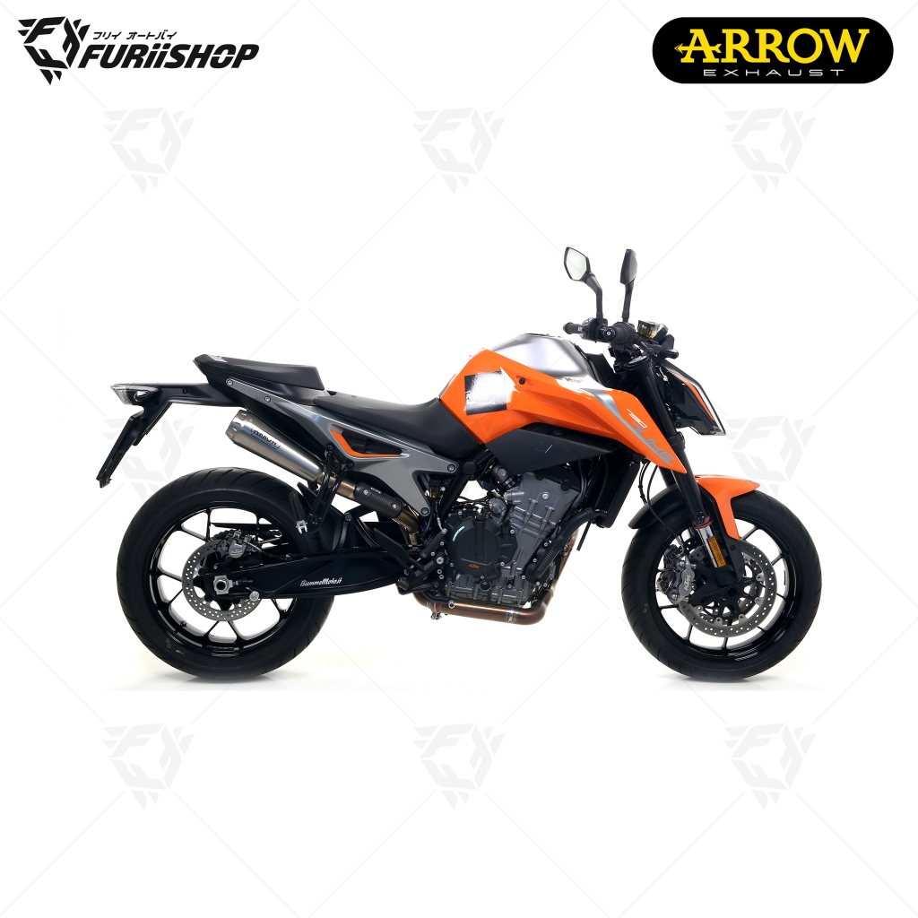 ท่อสูตร/ท่อแต่ง/ท่อไอเสีย Arrow Half Twin Moto GP : for KTM Duke790 18-20/Duke890 2021