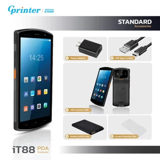 Gprinter PDA IT88 เครื่องสแกนบาร์โค้ด idata เครื่องนับสินค้าคงคลัง จอสัมผัส ไร้สาย 1D2D
