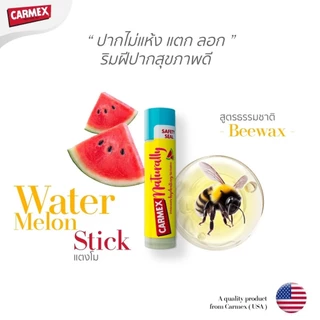 [ของแท้ฉลากไทย] Carmex Lip Balm ลิปบาล์ม คาร์เม็กซ์ ช่วยให้ริมฝีปากชุ่มชื่น ไม่ออกสี