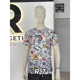 เสื้อวิ่งคอกลมแขนสั้นเนื้อผ้าRabbit25 รหัสสินค้า R07