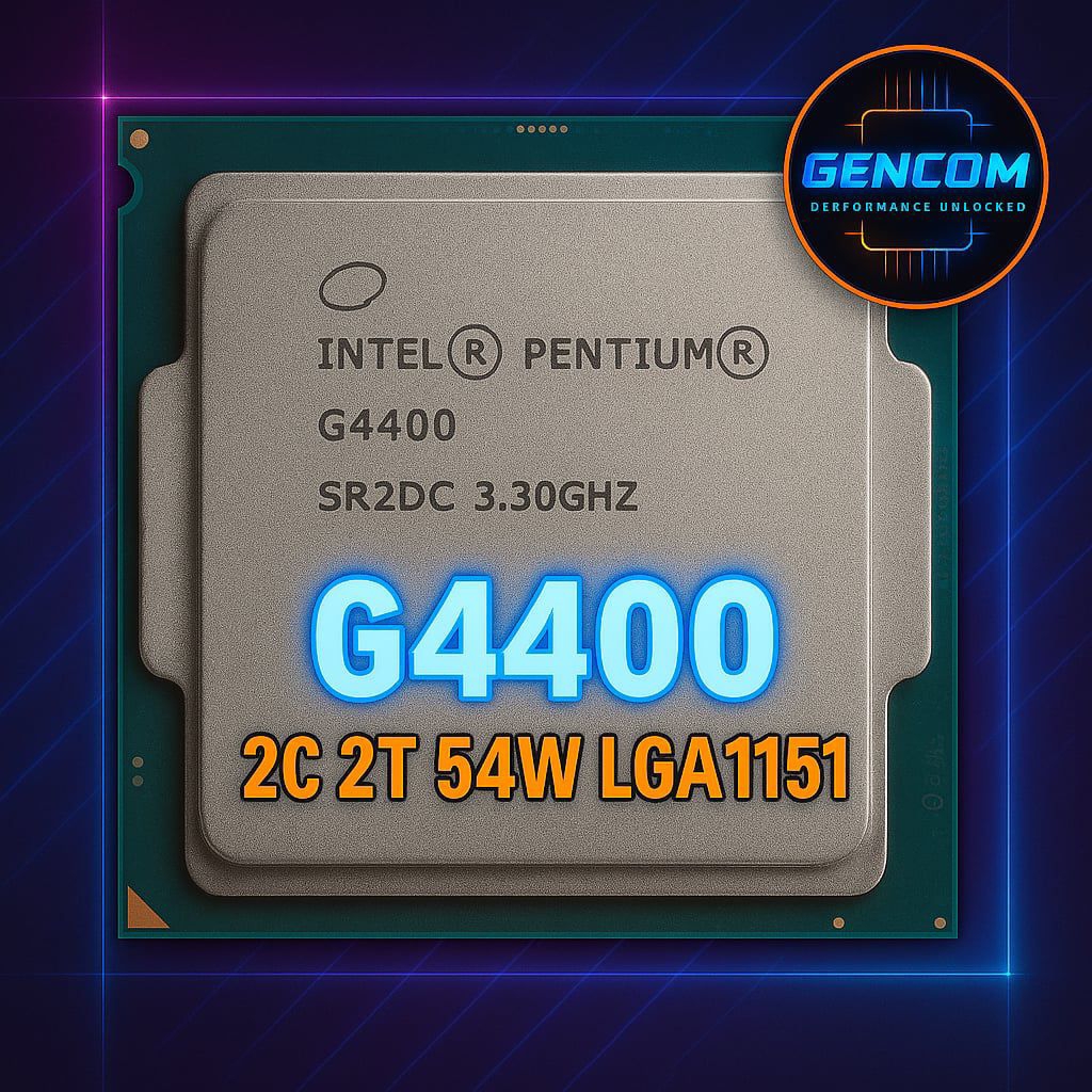 ซีพียู CPU Intel G4400 3.30GHz 2คอ2เทรด LGA 1151 ฟรีซิลิโคน1ซอง G 4400