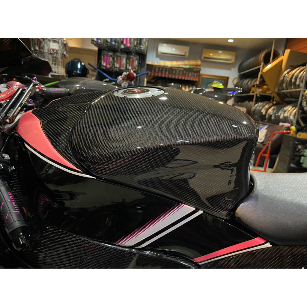 ครอบถังโหนก ZX10R เพียวคาร์บอนแท้ ครอบถังZX10R