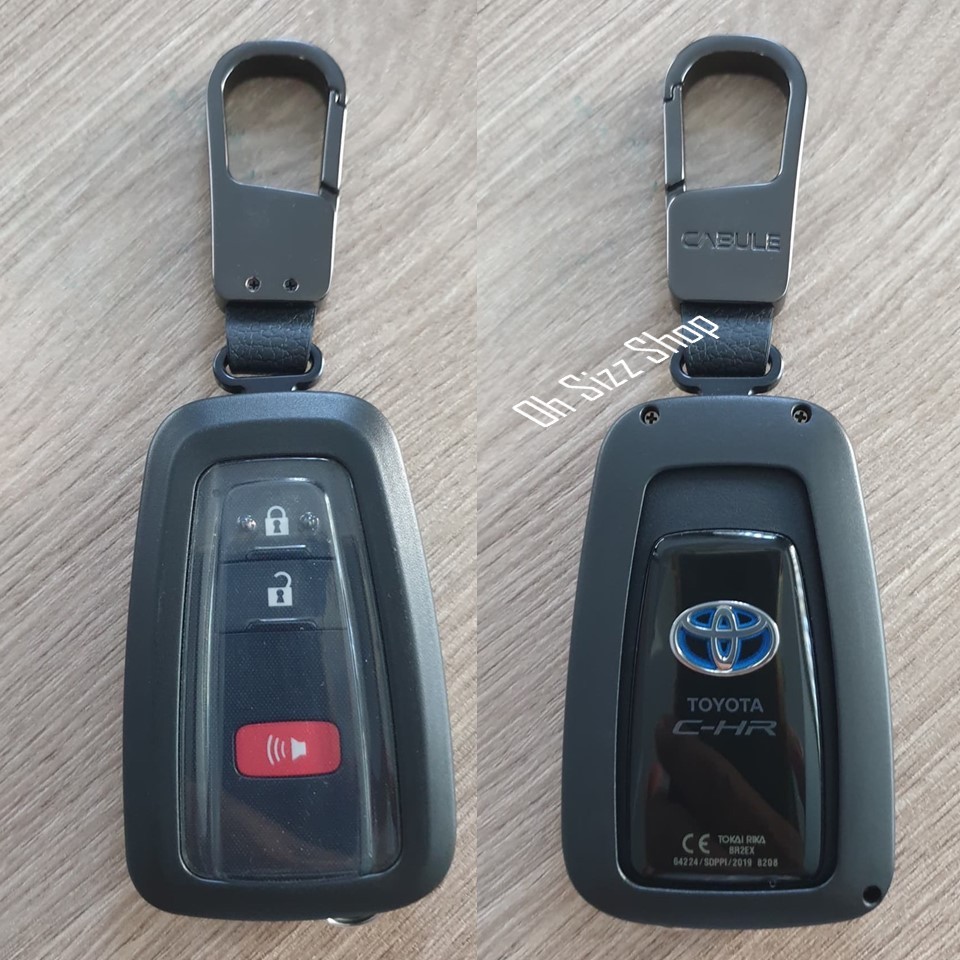 เคสรีโมทรถ Toyota Cross 2025 ดำด้านและเงินด้าน ราคาโปร  แบบ 2 ชั้น สามารถถอดกุญแจได้  Aluminum Alloy Camry2020 CHR Altis ราคา ถูกที่สุด ดีลบีเคเค แกลเลอรีภาพที่ 7