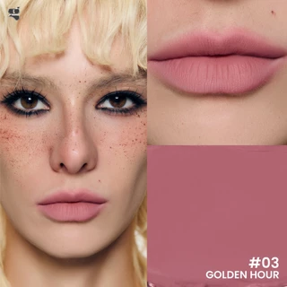 (สูตรใหม่!ติดทนนานกว่าเดิม เนื้อ Liquid ฟินิชแมตต์ ติดทนขั้นสุด) Gala Tiny Silvie Mousse Lip