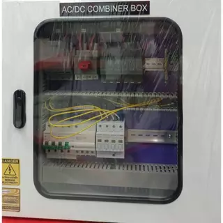 ตู้เหล็ก COMBINER BOX AC/DC ขนาด 500x500x150 (ตัวตู้สีขาว )