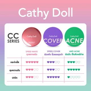 Cathy Doll ซีซีสปีดไวท์เอ็กซ์3พาวเดอร์แพ็ค เอสพีเอฟ40 พีเอ+++ มี 2 ขนาด 4.5gและ12g