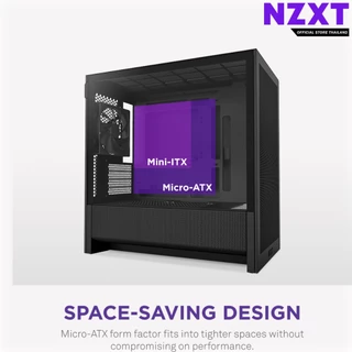 CASE NZXT H3 FLOW [2025] BLACK : CC-H31FB-01