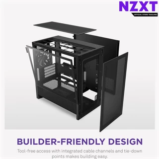 CASE NZXT H3 FLOW [2025] BLACK : CC-H31FB-01