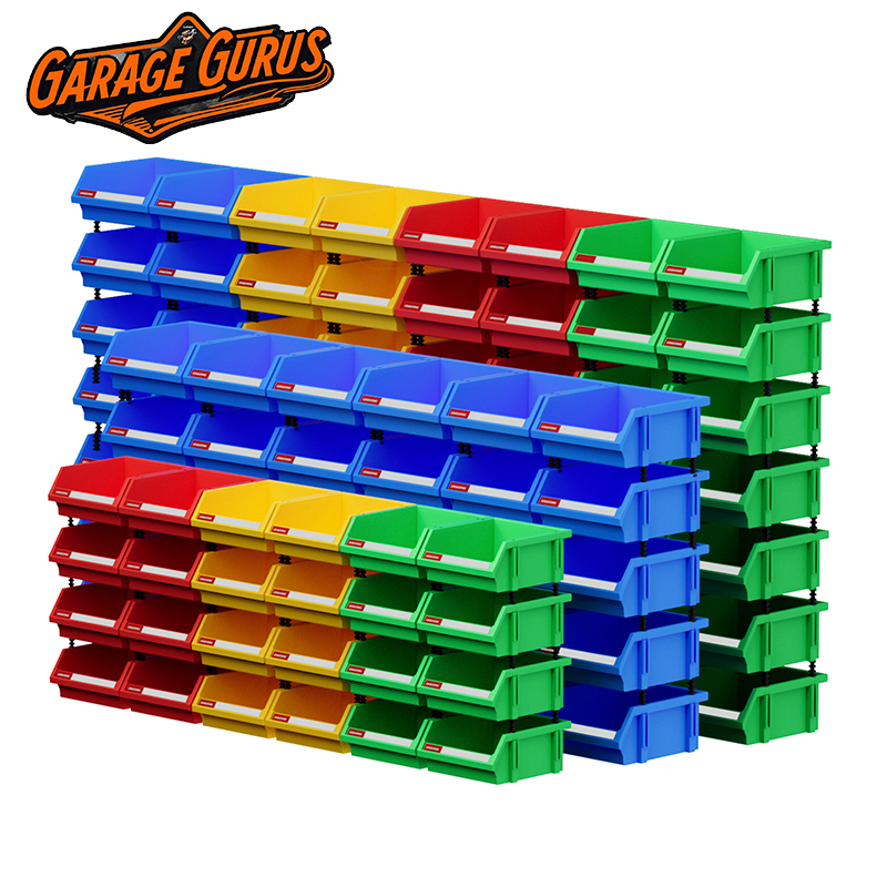 GARAGE GURUS Q1 กล่องเครื่องมือ กล่องใส่อะไหล่ 18*18*8 ซม. 8 ชิ้น กล่องเก็บของ ใส่เครื่องมือ เก็บอุป