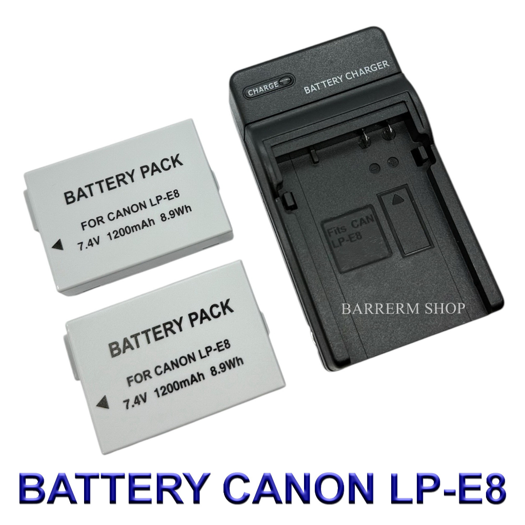 LP-E8 / LPE8 Battery and Charger For Canon EOS 550D,600D,650D,700D,Rebel T2i,T3i,T4i,T5i,Kiss X4,X5,