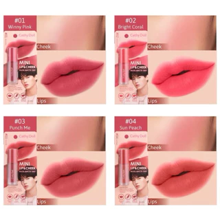 Cathy Doll มินิ ลิปแมทท์ ทาปากและแก้ม Mini Lip & Cheek Nude Matte Tint เคที่ดอลล์ สีชัด 2.1 กรัม