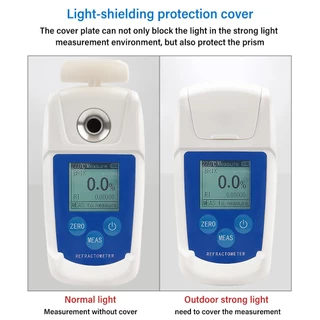 RCYAGO High Precision เครื่องวัดบริกซ์ 0-55% ดิจิทัล วัดน้ำตาลในผลไม้ น้ำผลไม้ เครื่องดื่ม การเกษตร