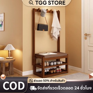 ชั้นวางรองเท้าพร้อมที่นั่ง,ง่ายต่อการจัดเก็บรองเท้า,ประหยัดพ…