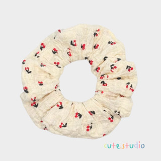 cute.studio • yuyee ยางมัดผม ผ้า ruffle print ผ้ายับย่น