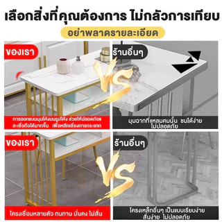 MMY โต๊ะเครื่องแป้ง โต๊ะทำเล็บ สไตล์หรูหราเบาๆ 120/100/80CM ชั้นเก็บของใช้สำหรับเก็บเครื่องสำอาง