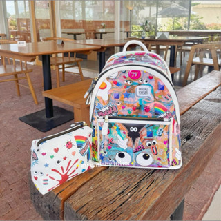 กระเป๋าเป้โฮโลแกรมขอบหนัง Eyetheme#2778