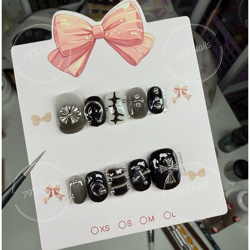 เล็บปลอมเจลแท้100% ฟรีอุปกรณ์ติดเล็บครบชุด
