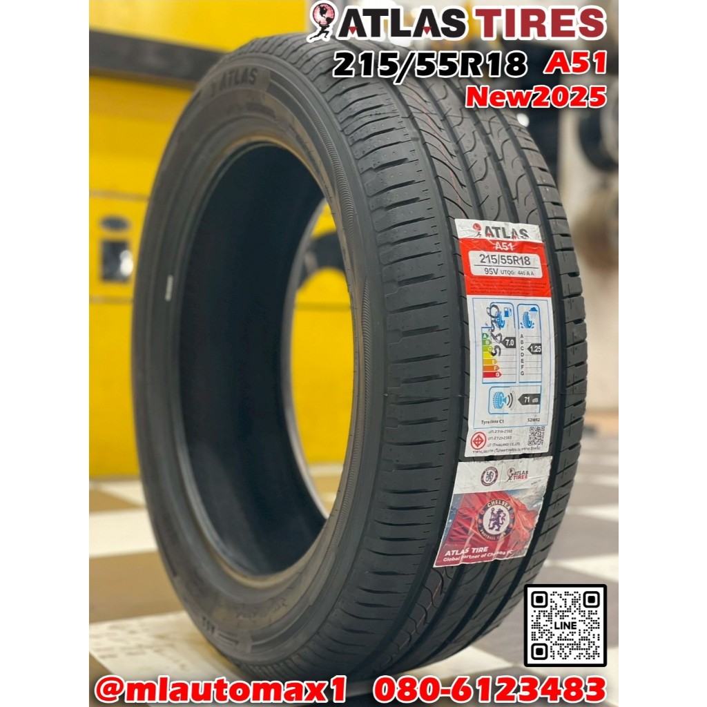 ยางใหม่ Atlas  Batman A51  215/55R18 ยางใหม่ปี2026