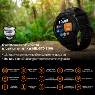 KOSPET TANK S2 นาฬิกา Smartwatch สมาร์ทวอทช์ มี GPS Bluetooth Calling กันน้ำ 5ATM-1Y