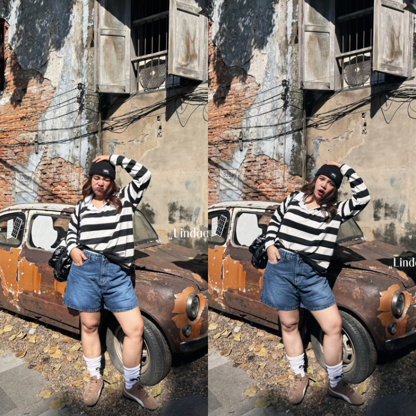 Jeansy Cutie Shorts กางเกงยีนส์ขาสั้นสำหรับสาวพลัสไซซ์ - รูปที่ 5