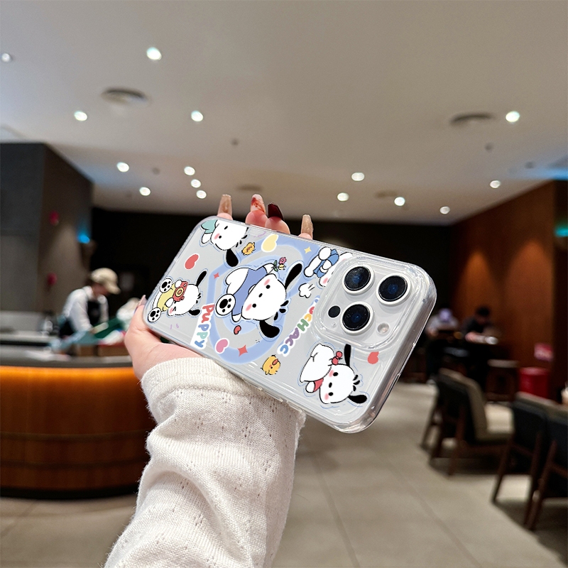 เคสไอโฟน11 💖กรณีโทรศัพท์โปร่งใส💖ส่งจากไทย เคสไอโฟน for iPhone11 12 13 14 15Pro Max XR XS X 7 8P ลูกสุนัขใช้กล้อง - รูปที่ 7