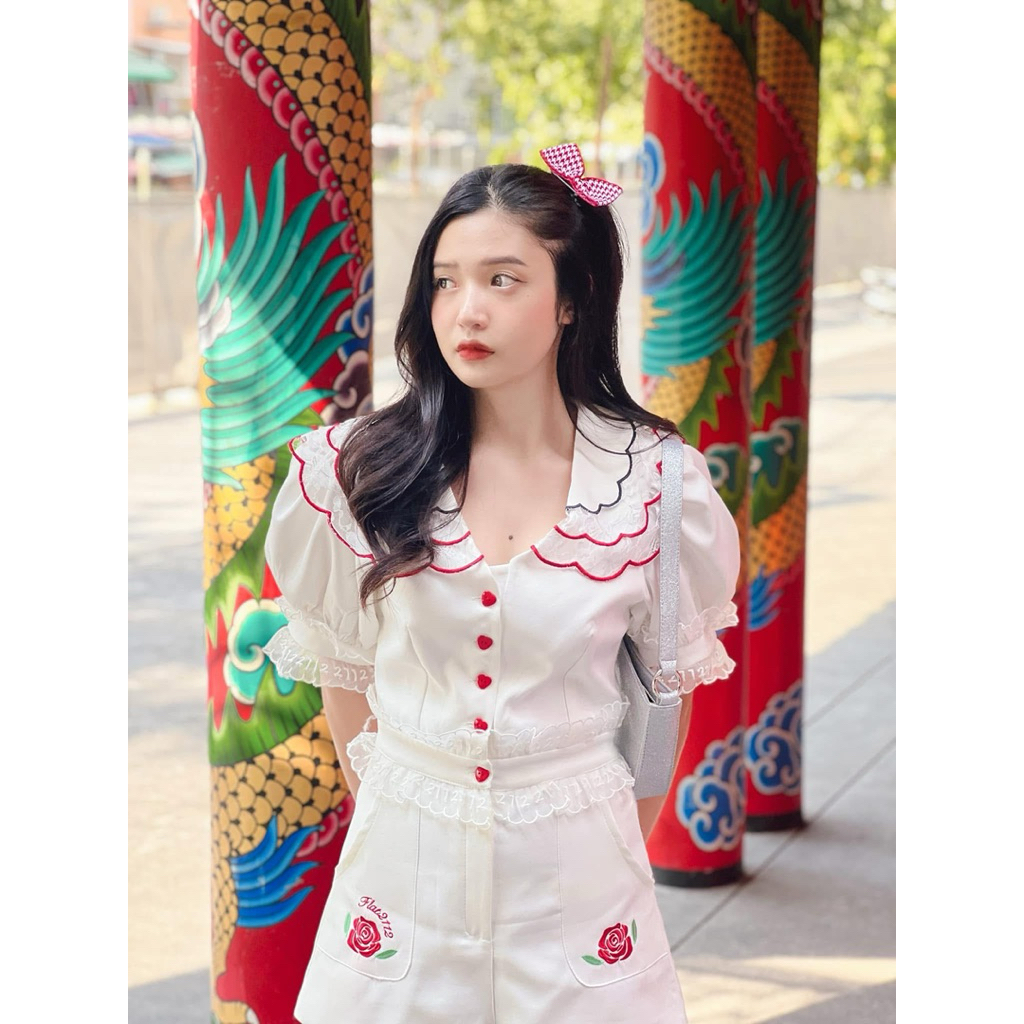 ชุดจั๊มแบรนด์Flat2112 มือสอง