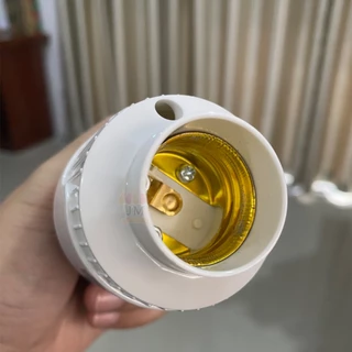 ขั้วสายไฟ ตรวจจับความเคลื่อนไหว 15W 40W ขั้วเซ็นเซอร์ E27 ยี่ห้อ HLX ขั้วหลอดไฟ รุ่น HL-110/HL-111R