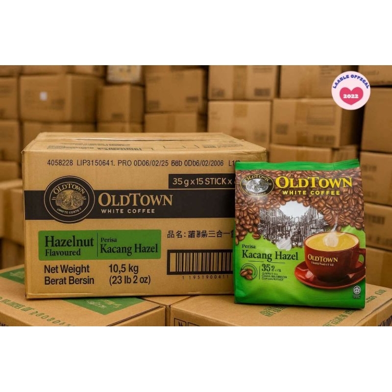 ยกลัง​ กาแฟ Old Town WHITE COFFEE 3 IN 1 รสเฮลเซนัล กาแฟชื่อดัง​