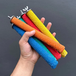 A-36 คอนลับเล็บ สำหรับนก คอนแบบติดกรง มีหลายสี หลายขนาด