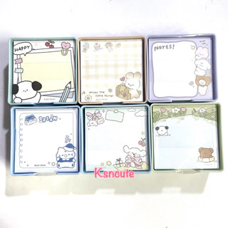 กล่อง กระดาษโน๊ต moshi moshi ลายน่ารักมาก