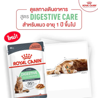 (( ยกกล่อง 12 ซอง )) Royal canin pouch อาหารเปียกแมว แมวเด็ก แมวโต แมวแก่ ทุกสายพันธ์ ขนาดซองละ 85 กรัม