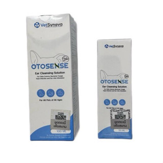OTOSENSE น้ำยาเช็ดทำความสะอาดช่องหู กำจัดไรในหู สำหรับสัตว์เ…