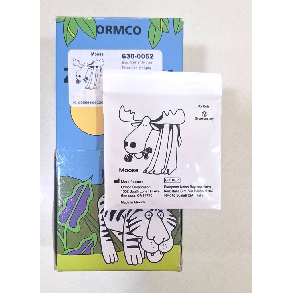 ยางดึงฟัน สำหรับคนจัดฟัน สินค้าแท้ ราคา89 บาทต่อ 1 ซองนะคะ  ORMCO Elastic (ออมโค่) ขนาด5/16” แรงดึง 