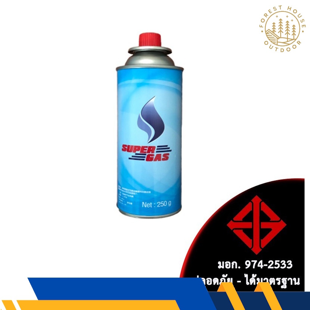 SUPER GAS  / PT GAS แก๊สกระป๋อง ขนาด 250 กรัม  1ลัง 8แพ็ค 24 กระป๋อง (พร้อมส่ง) ราคา ถูกที่สุด ดีลบีเคเค แกลเลอรีภาพที่ 4