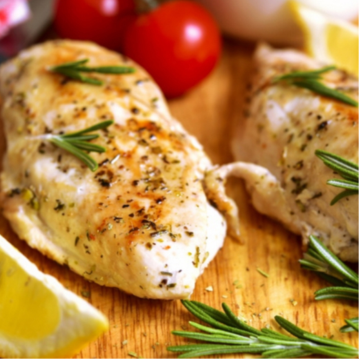 Rosemary roast chicken breast 250g (Pre-cooked) Boil in the bag - อกไก่หมัก โรสแมรี่ ขนาด 250กรัม (ป