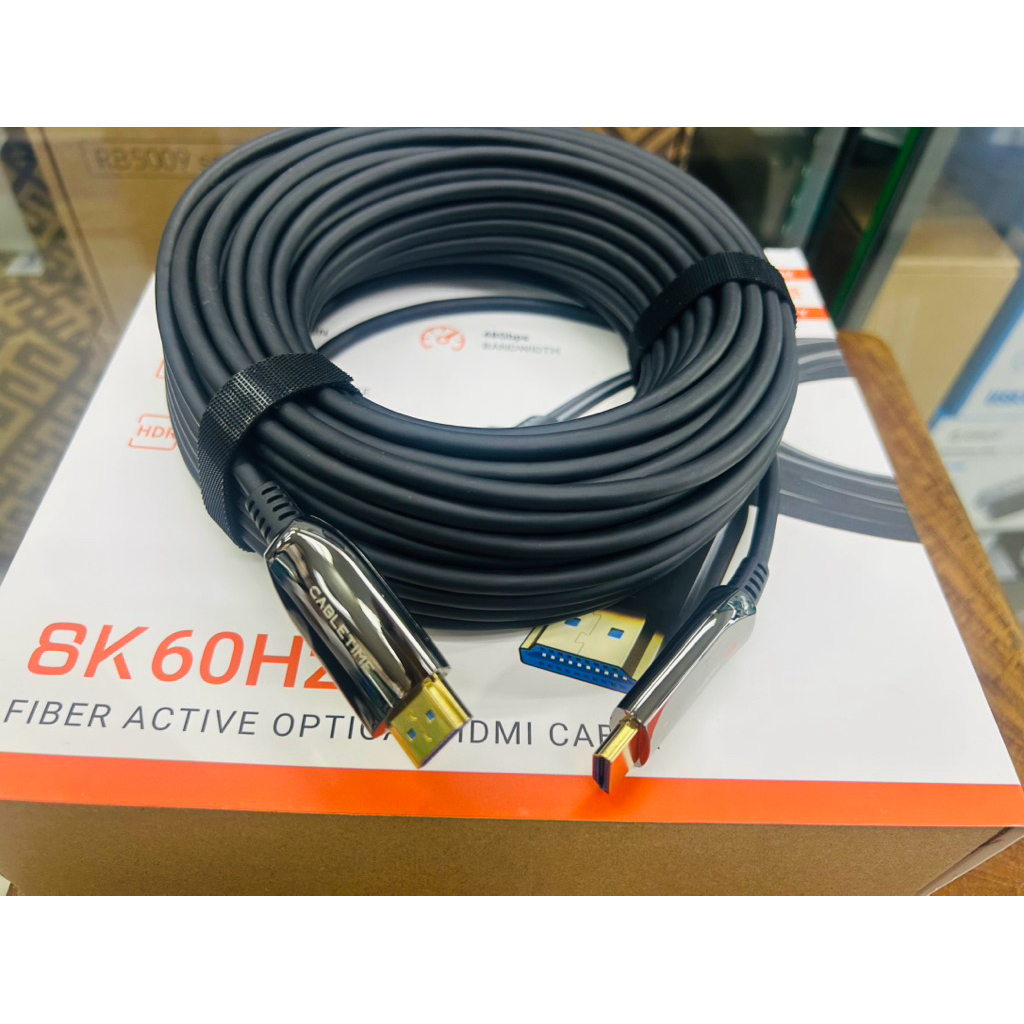 CH13U HDMI 2.1 Cable CT-AHD8K-ZB20 ยาว 20 เมตร Cable Time