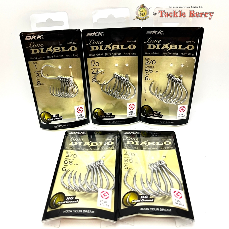เบ็ดSingle Hook BKK Lone DIABLO