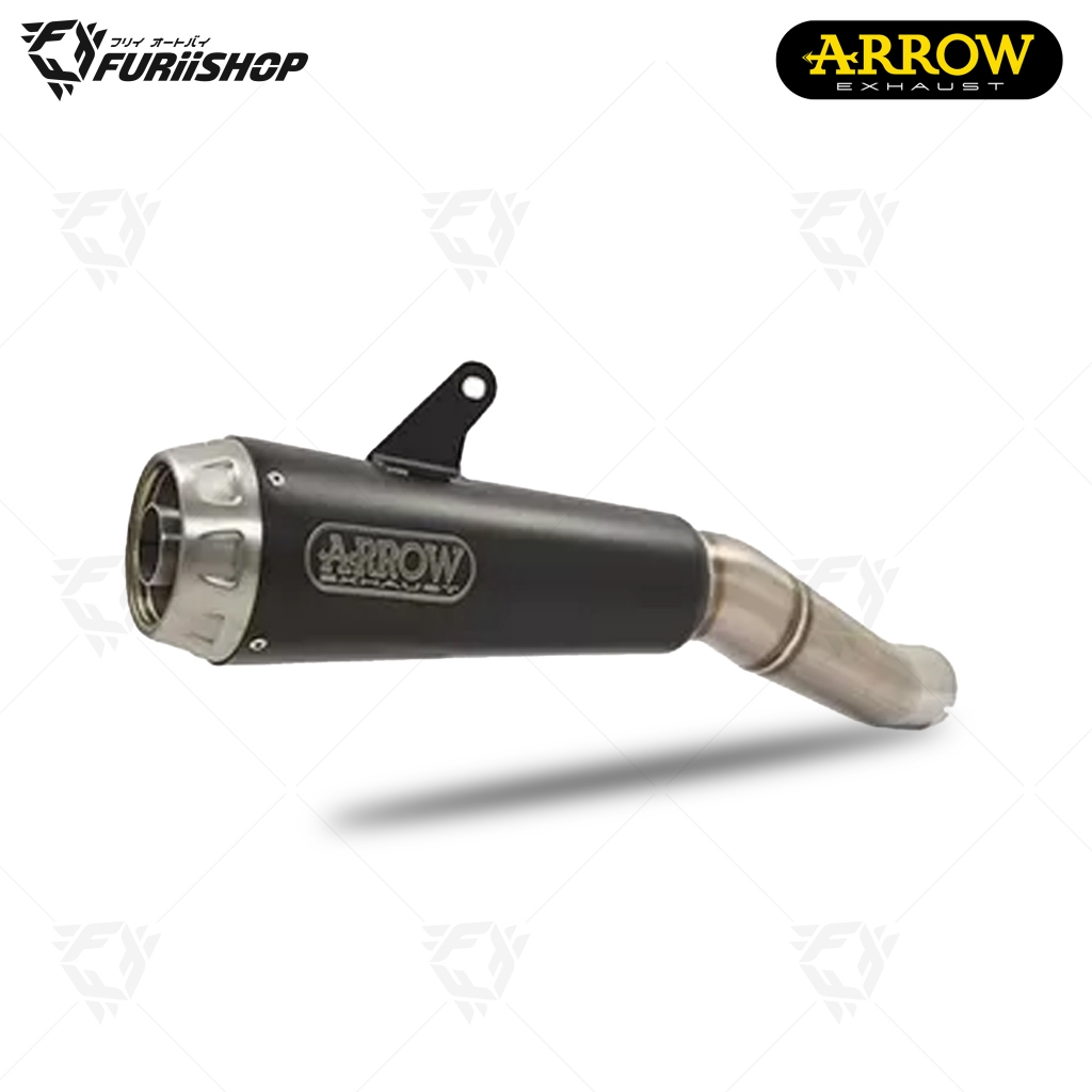 ท่อสูตร/ท่อแต่ง/ท่อไอเสีย Arrow GP Black : for Suzuki GSXS150 2018