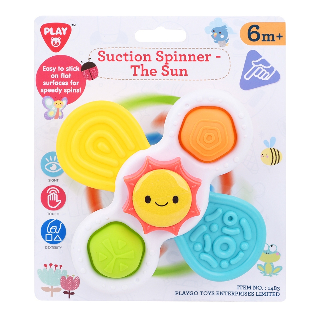 Playgotoys ของเล่นเสริมพัฒนาการ จุ๊บหมุน เจ้าพระอาทิตย์(1483)