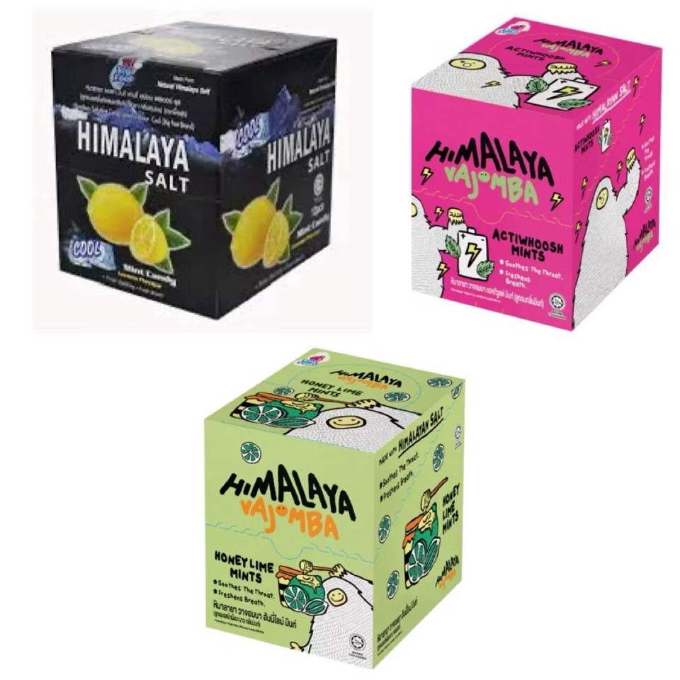 himalaya หิมาลายา 1กล่อง ลูกอม 4รสชาติ