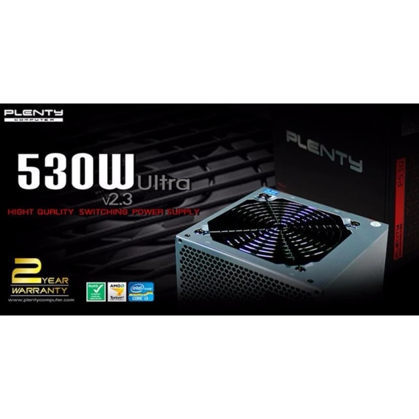 Plenty POWER SUPPLY PLENTY ULTRA ATX530W WARRANTY