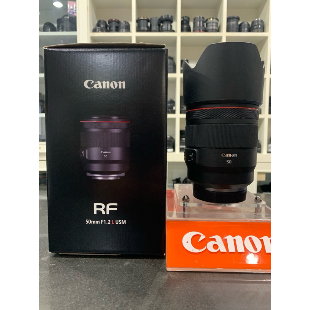 Canon RF 50mm  F1.2L  USM   สภาพดี    อดีต0   ครบกล่อง    ราคา 73593บาท