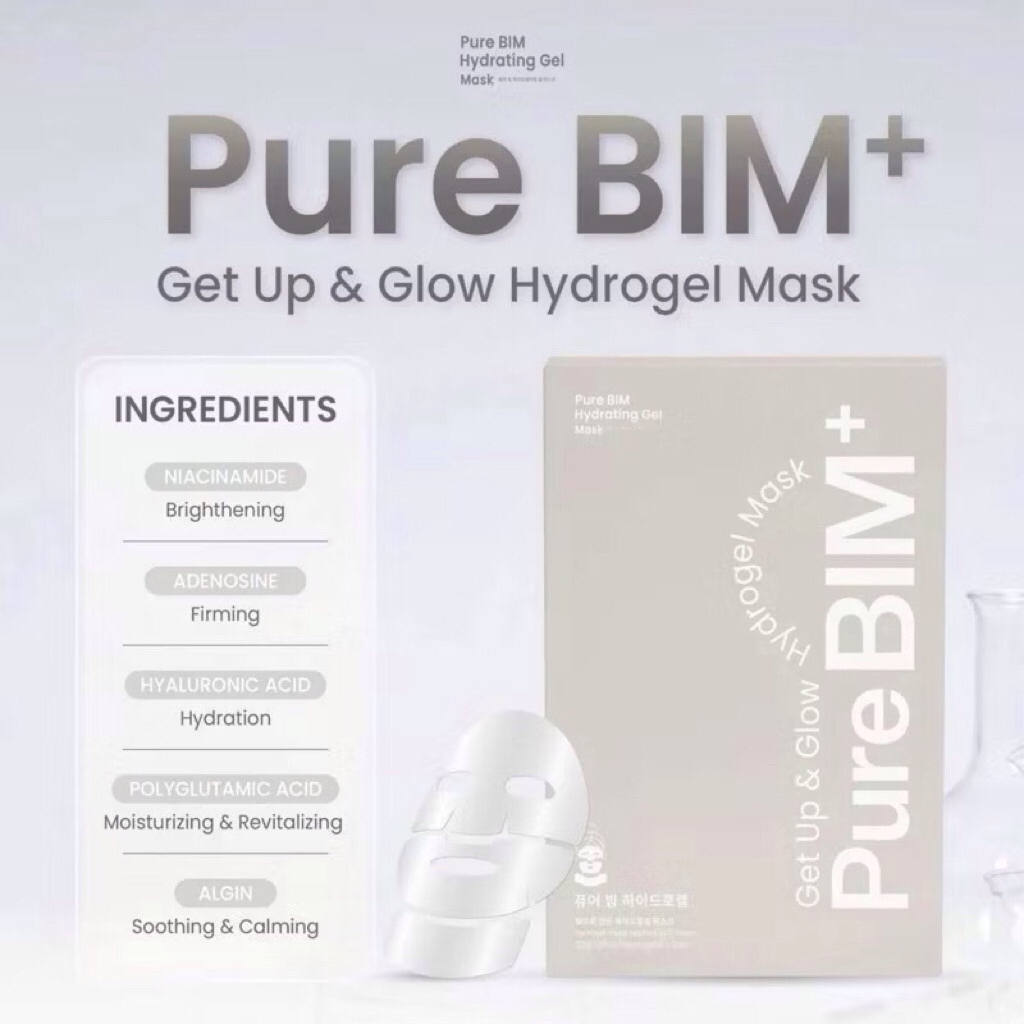Pure BIM Get Up & Glow Hydrogel Mask