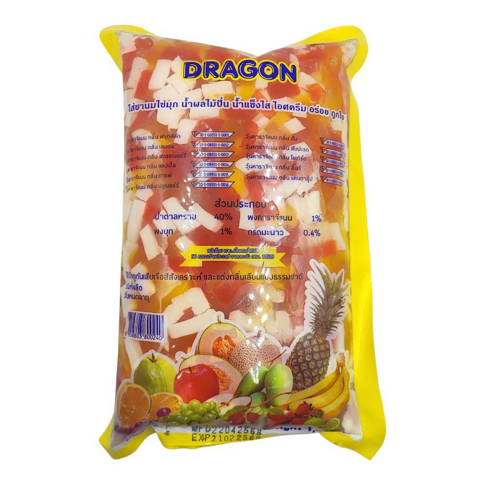 วุ้นคาราจีแนนผสมบุก ตรา ดราก้อน Dragon ขนาด 1,000 กรัม