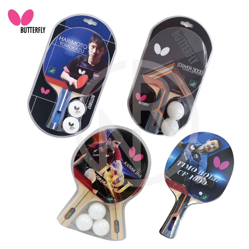 ไม้ปิงปอง BUTTERFLY STAYER1800 STAYER1500  **ลิขสิทธิ์นำเข้าโดยแกรนด์สปอร์ต ADDOY2000 ADDOY3000